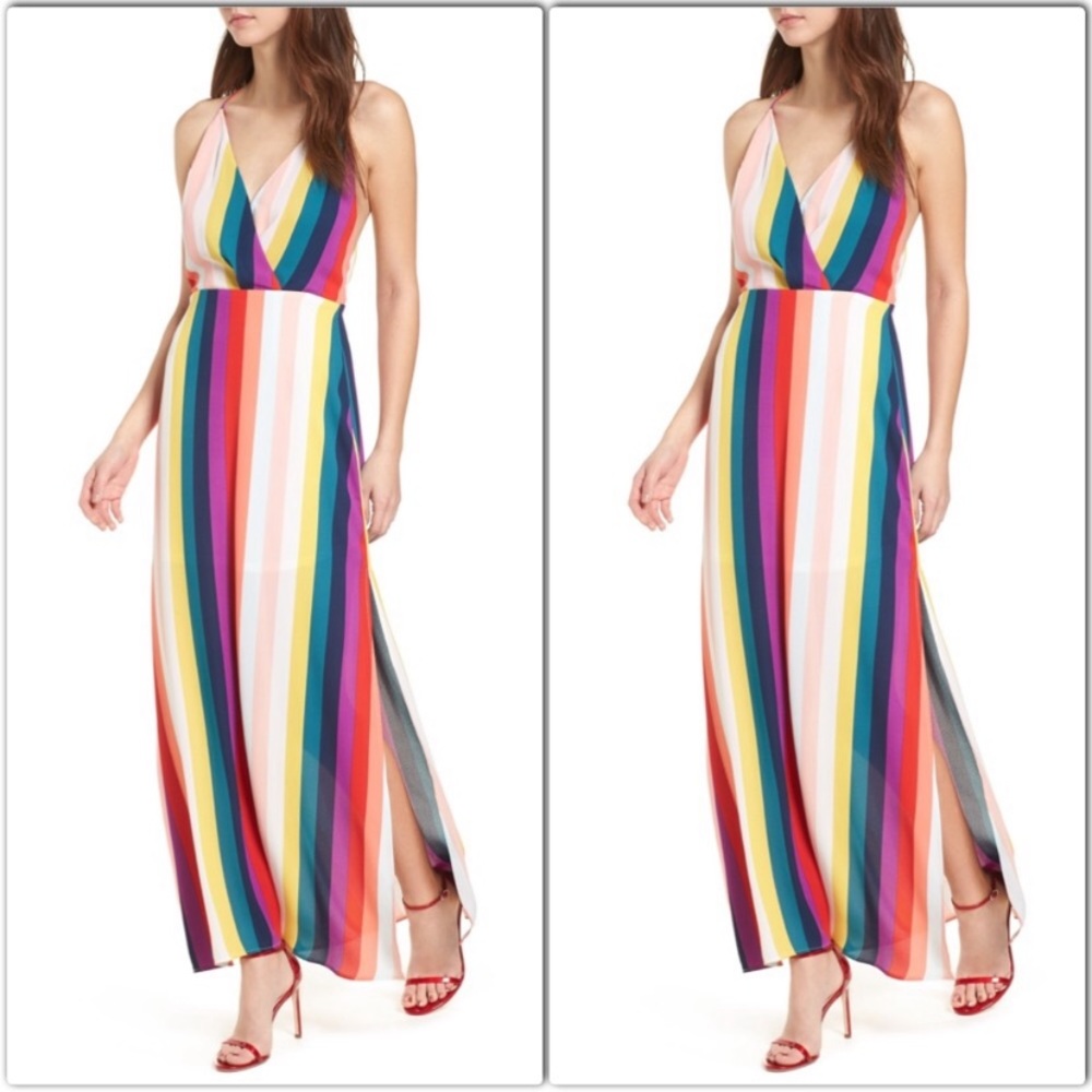 NWT Lush Striped Maxi